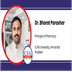 ICFAI University, Himachal Pradesh, Principal of Pharmacy: Dr. Bharat Parashar Interview
